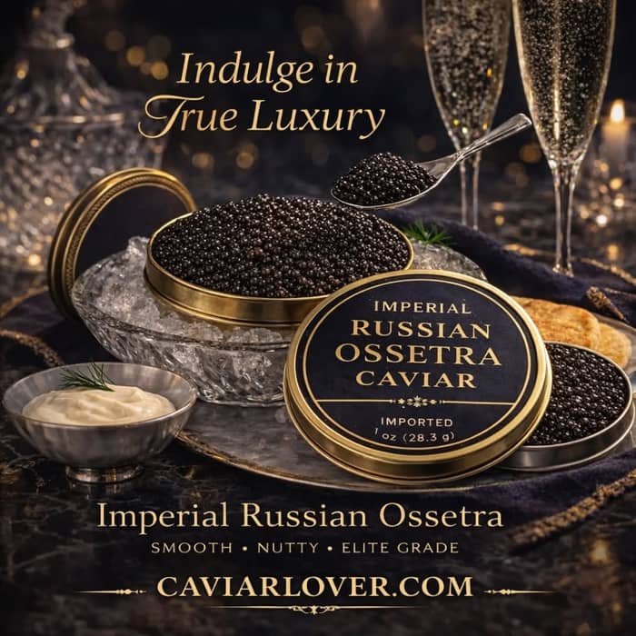 Try our delicious Imperial Russian Ossetra Caviar $137/oz. Order Now!
https://caviarlover.com/collections/imported-caviar/products/imperial-russian-ossetra-caviar