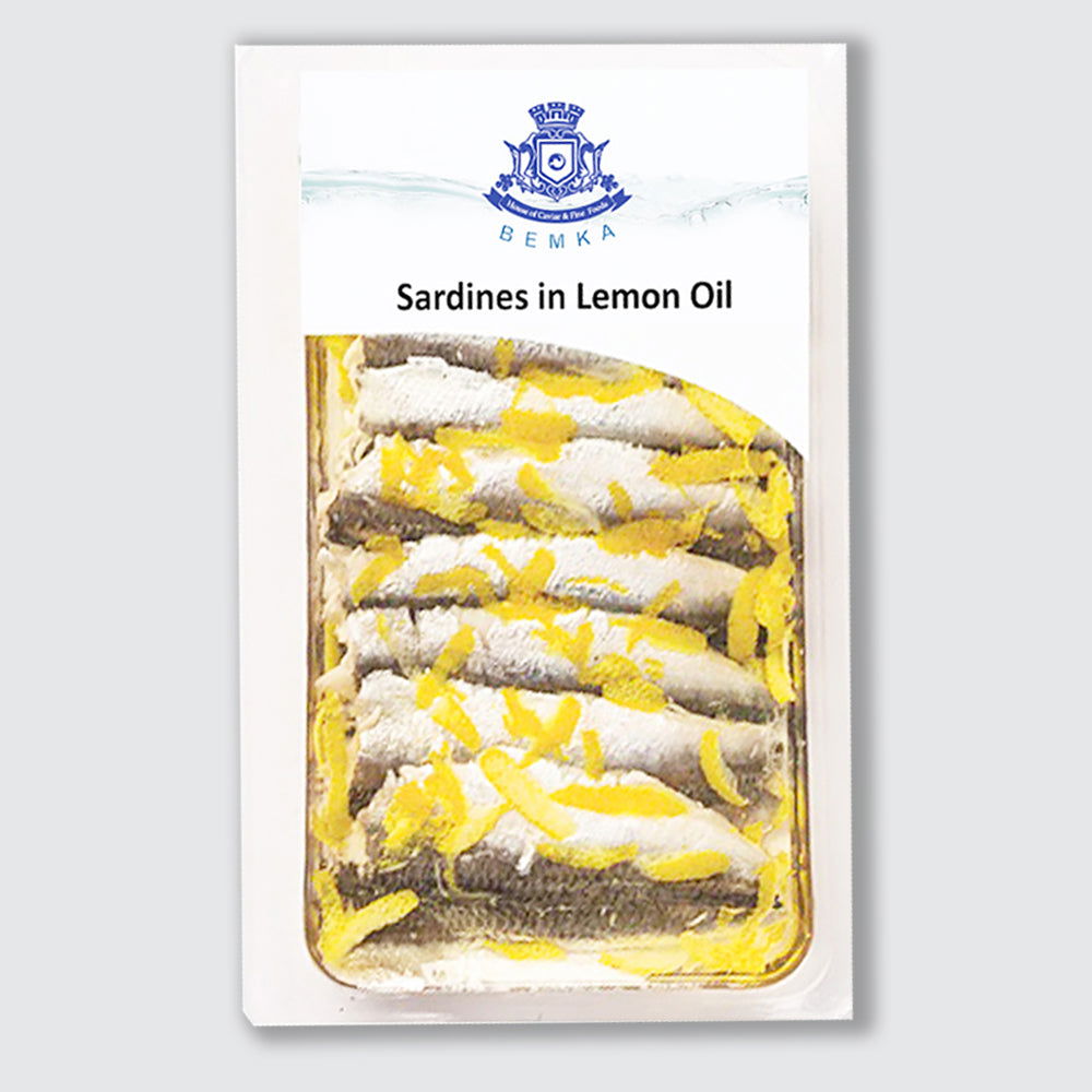 Marinated Sardines In Lemon Oil - Caviar Lover - Marinated Sardines In Lemon Oil