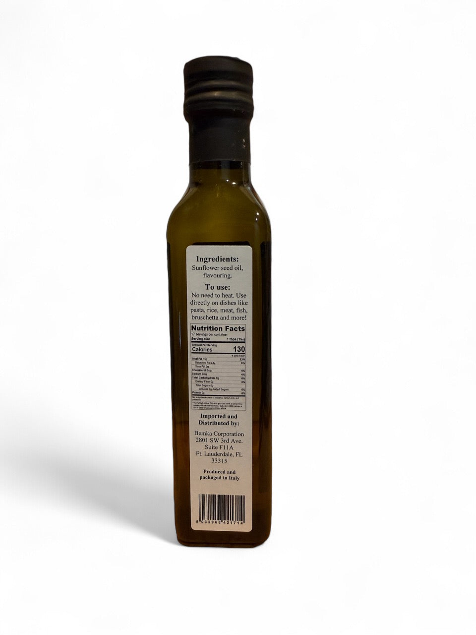 Black Truffle Flavored Sunflower Oil — image 2