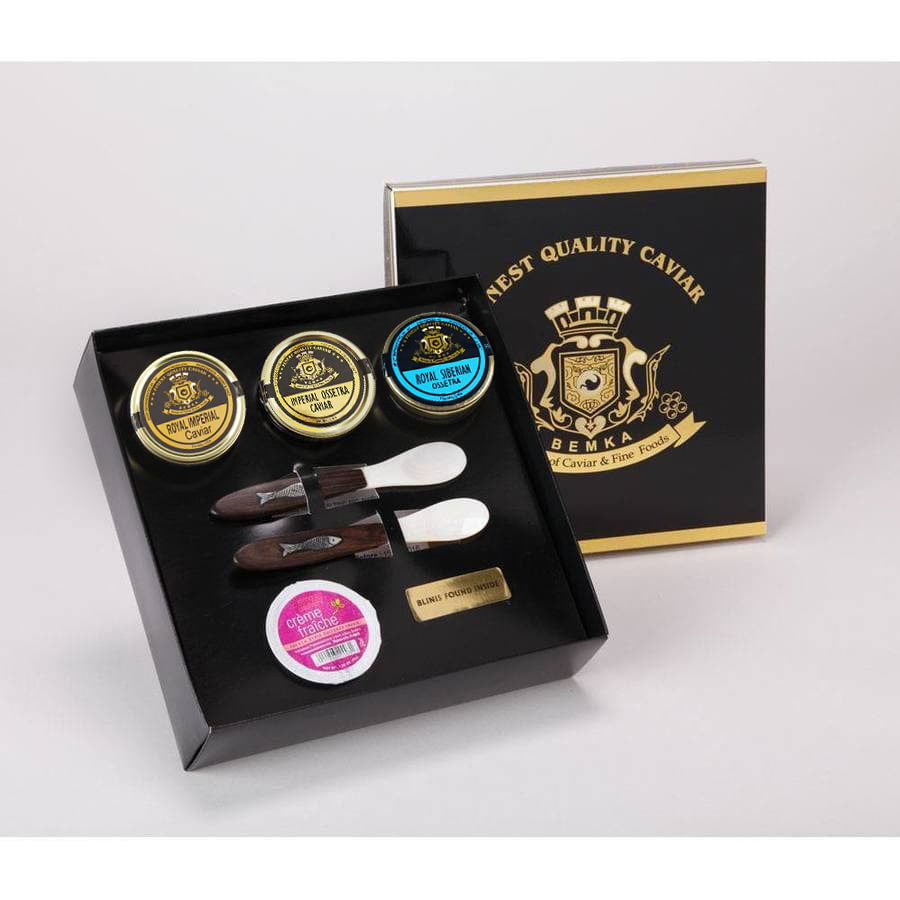 Prestige Caviar Gift Box Triad - Caviar Lover - Prestige Caviar Gift Box Triad