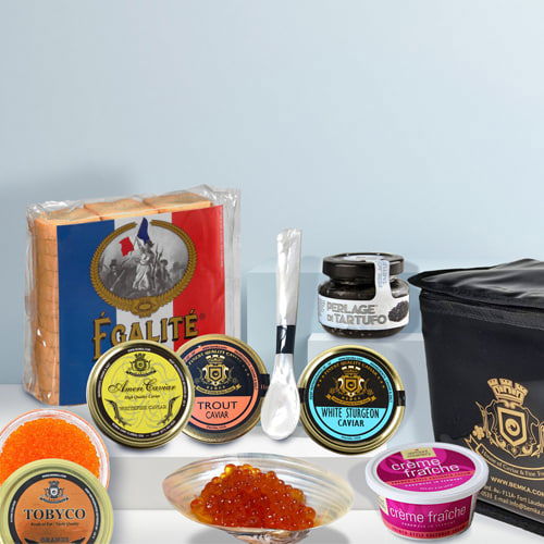 Simply Caviar  Gift Basket - Caviar Lover - Simply Caviar  Gift Basket